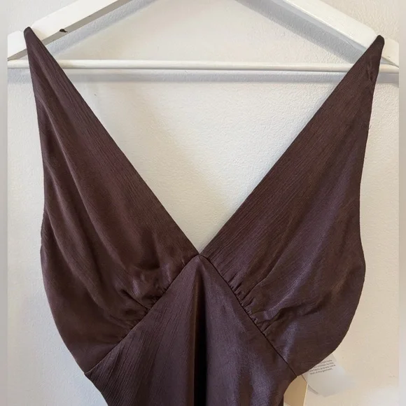 Bec + Bridge Moon Dance Maxi Dress in Dark Chocolate - Picture 4 of 7
